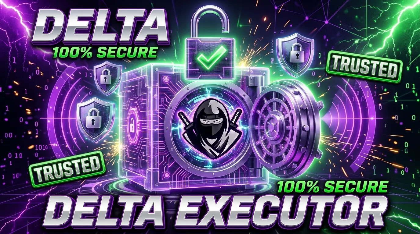 Delta Executor community Discord server showing active support channels and verified developer badges